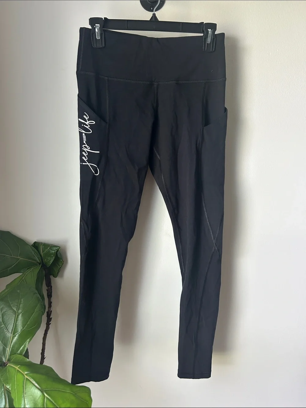 Ewedoos Black Jeep Life Active Leggings